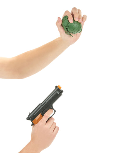 Revolver in granatni komplet