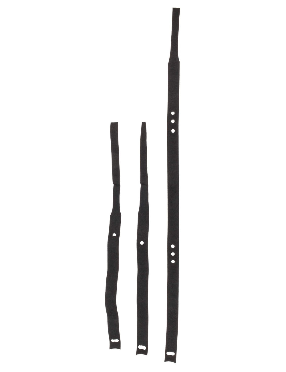 Détail des sangles de fixation du kit silhouette phosphorescente pour adulte