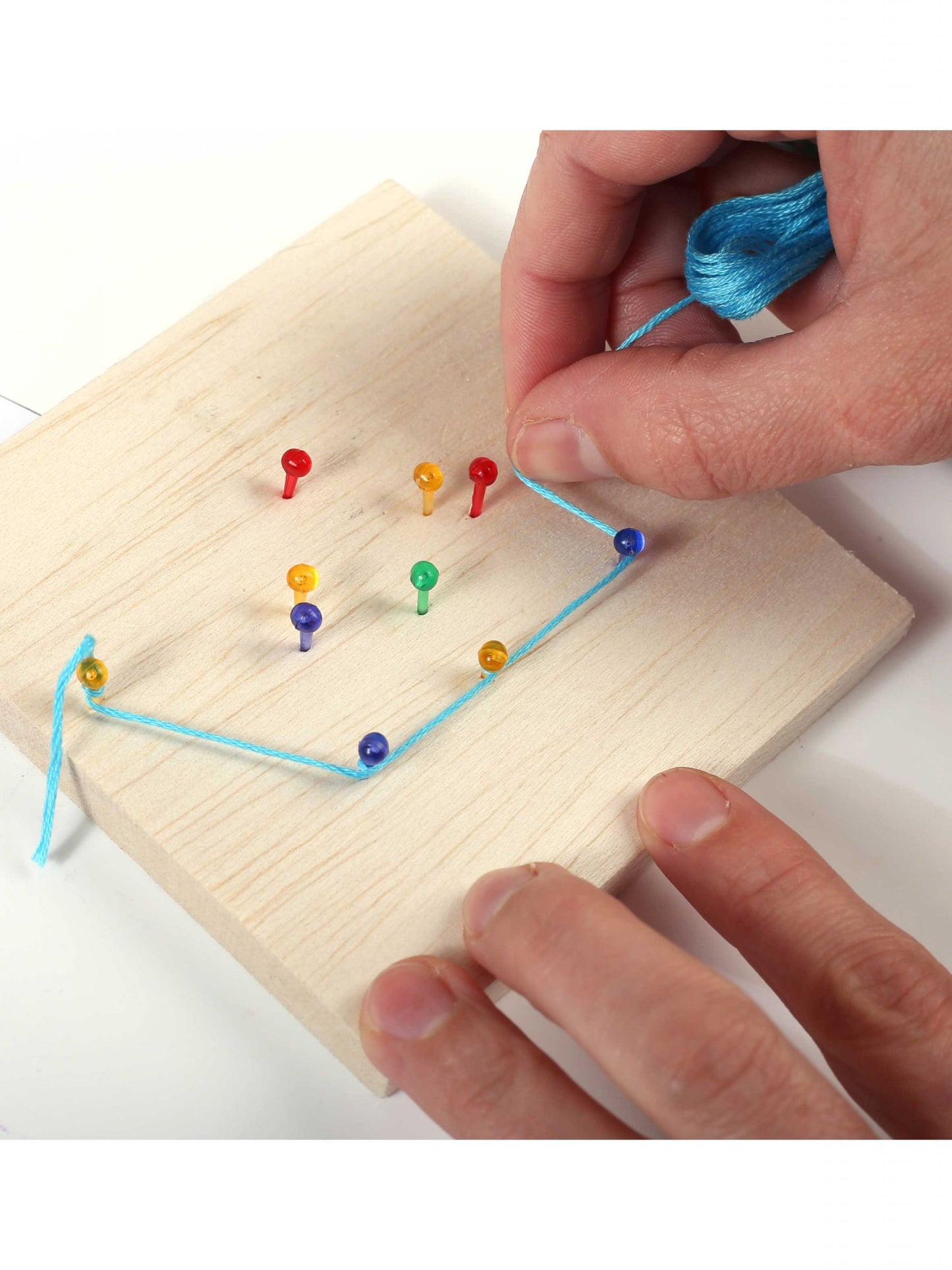 Otroški komplet za slikanje z vrvico z morsko tematiko in slikami iz vrvice