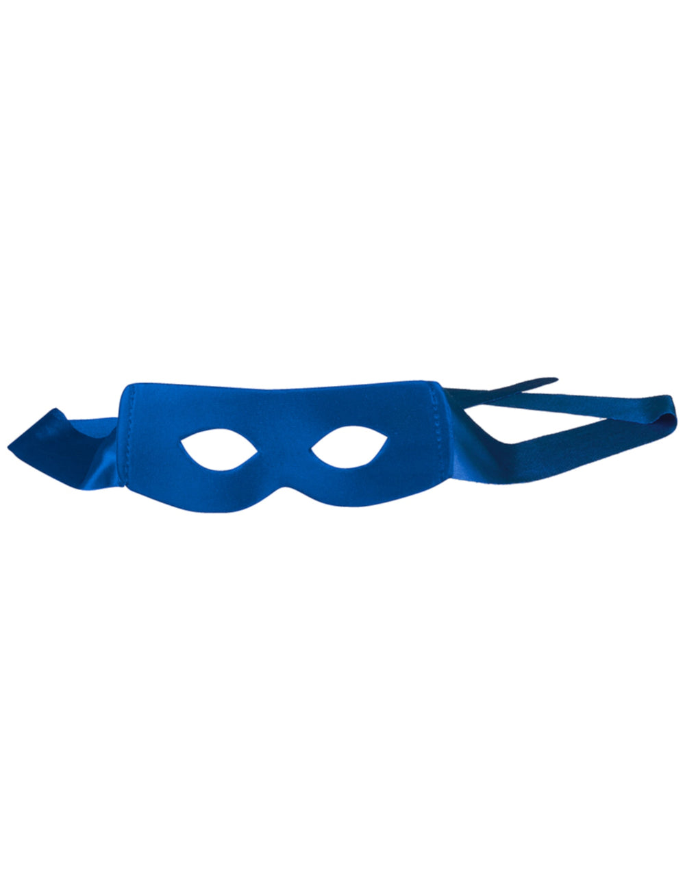 Détail du masque du kit cape et masque de super héros pour adulte bleu
