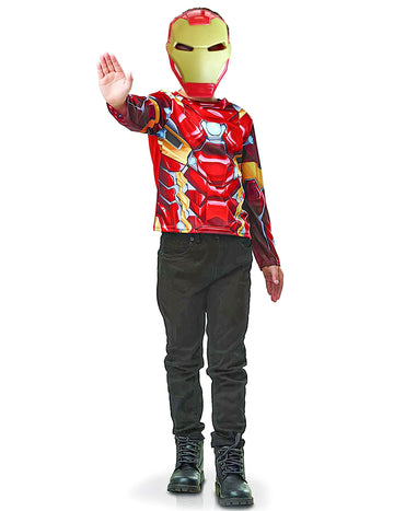 Top Kit in otroška maska ​​Iron Man