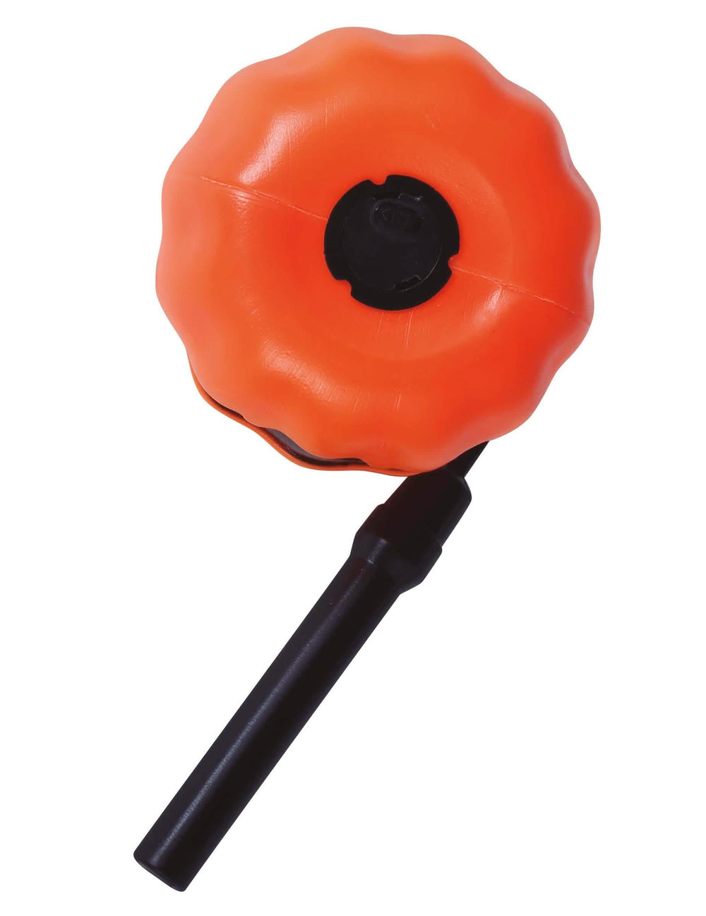 Pogled od zadaj na bučo svetilke za halloween