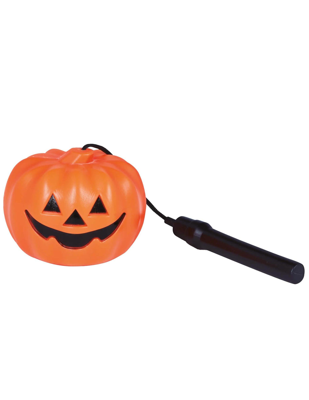 Podrobnost črnega ročaja buče svetilke za halloween