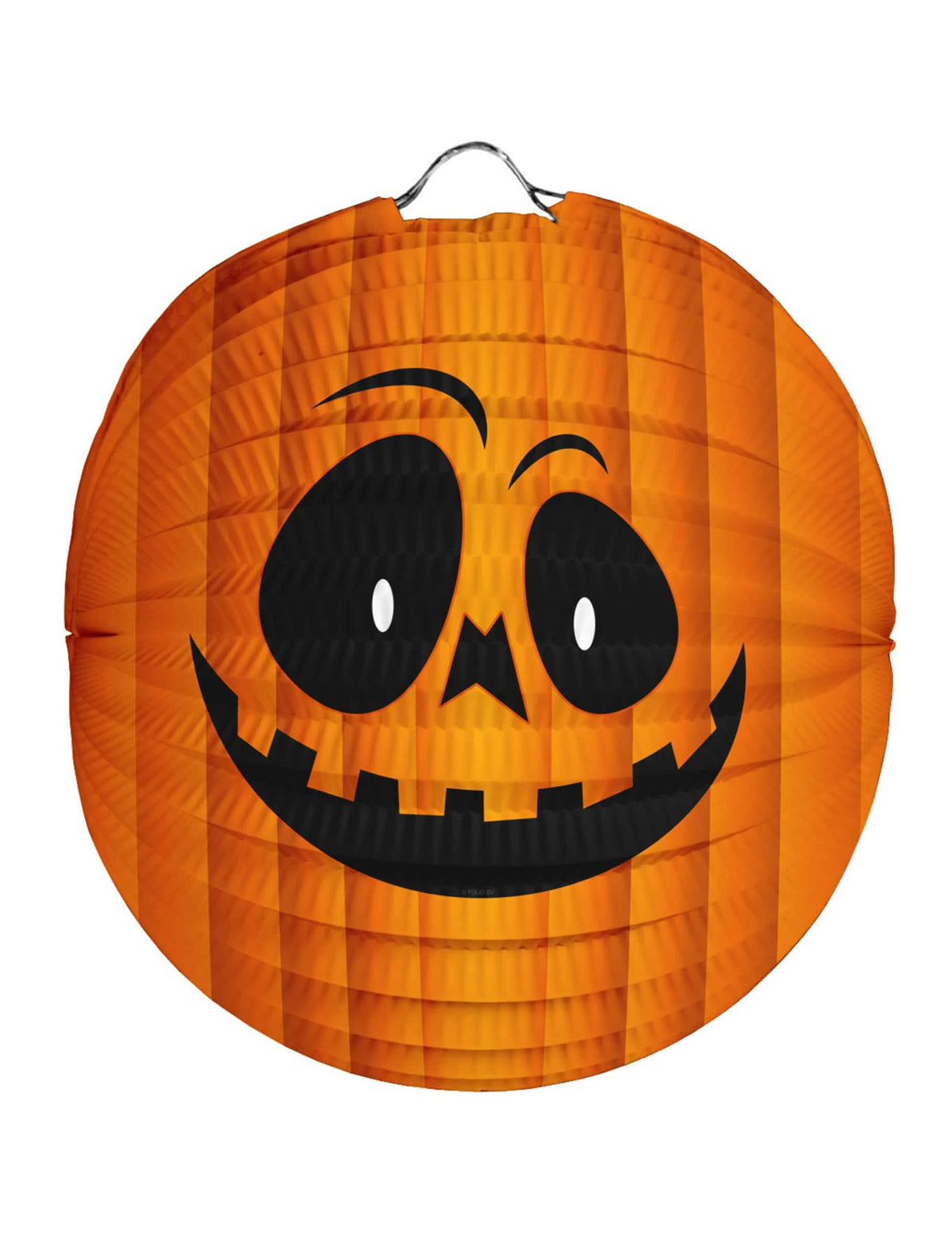 Halloween buča-lanterna za dekoracijo, oranžna z nasmejanim obrazom