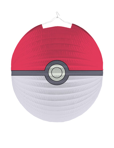 Lanterne Pokéball Pokémon rouge et blanc