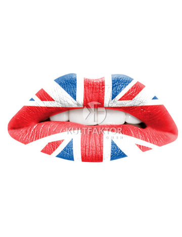 Lip Tattoo angleška zastava 