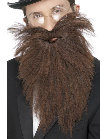 Barbe longue pour adulte marron