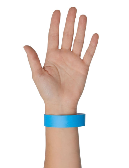 Paket 50 modrih zapestnic za dogodke 