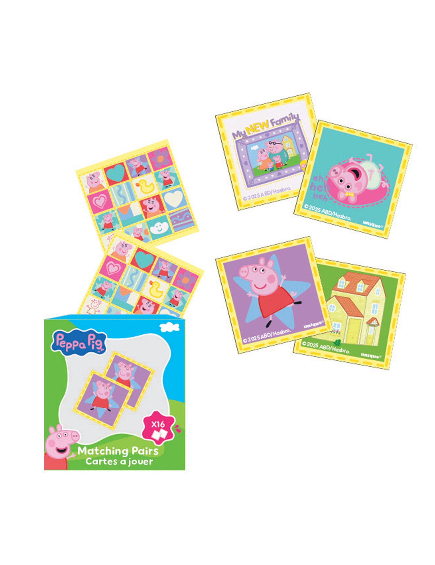 Komplet 4 iger s kartami Peppa Pig™