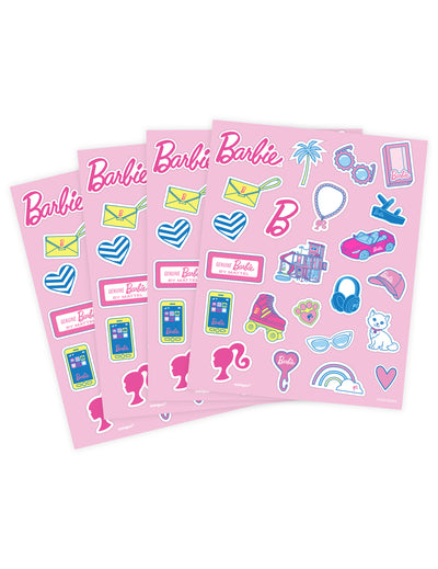 Set 4 listov nalepk Barbie™