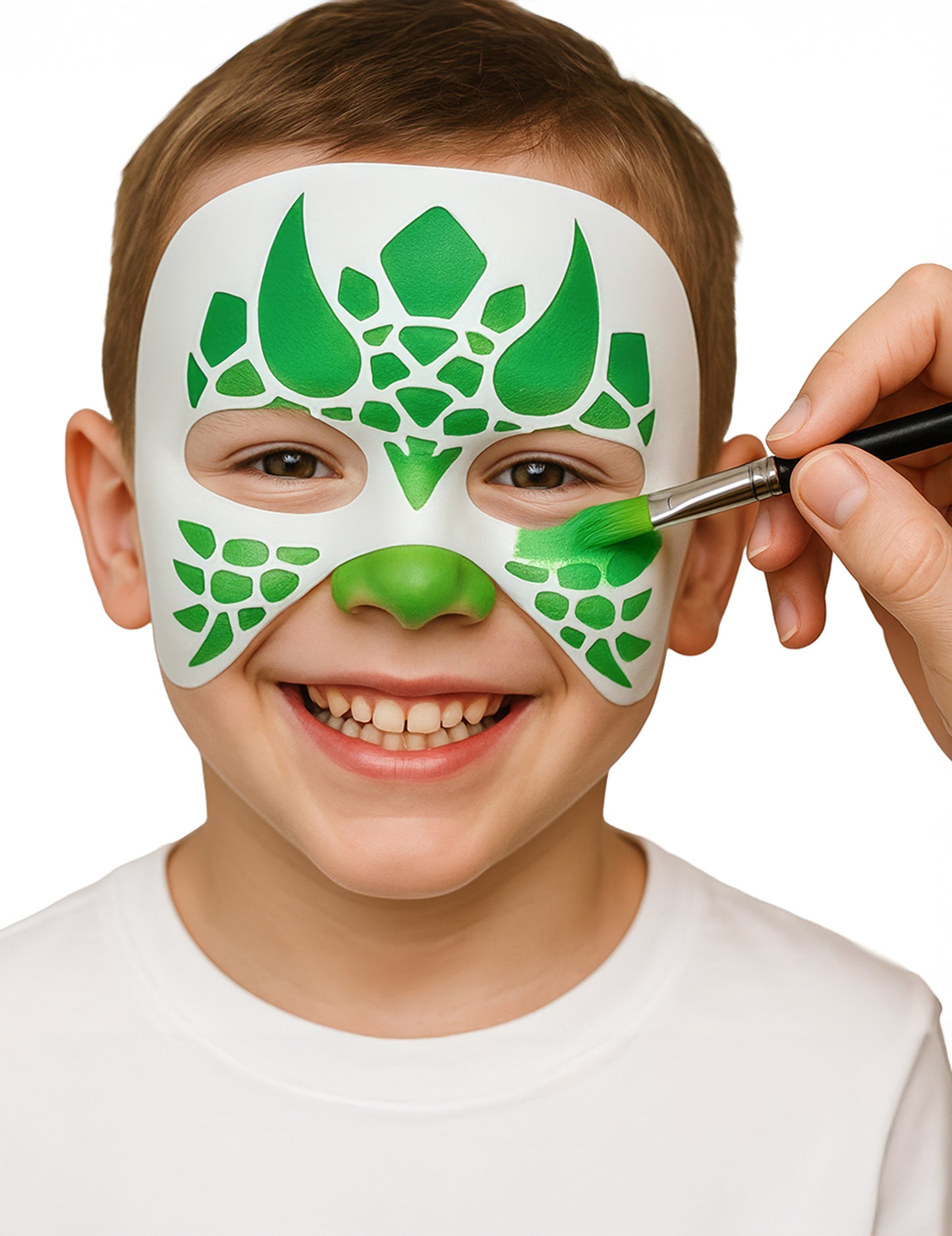 Komplet 4 šablon za poslikavo obraza živali za otroke