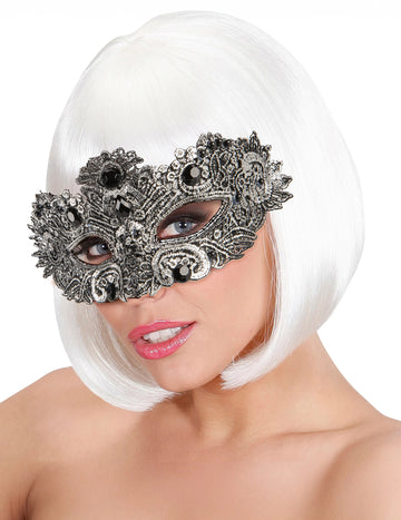 Starodavni srebrni volk z odraslimi kamni