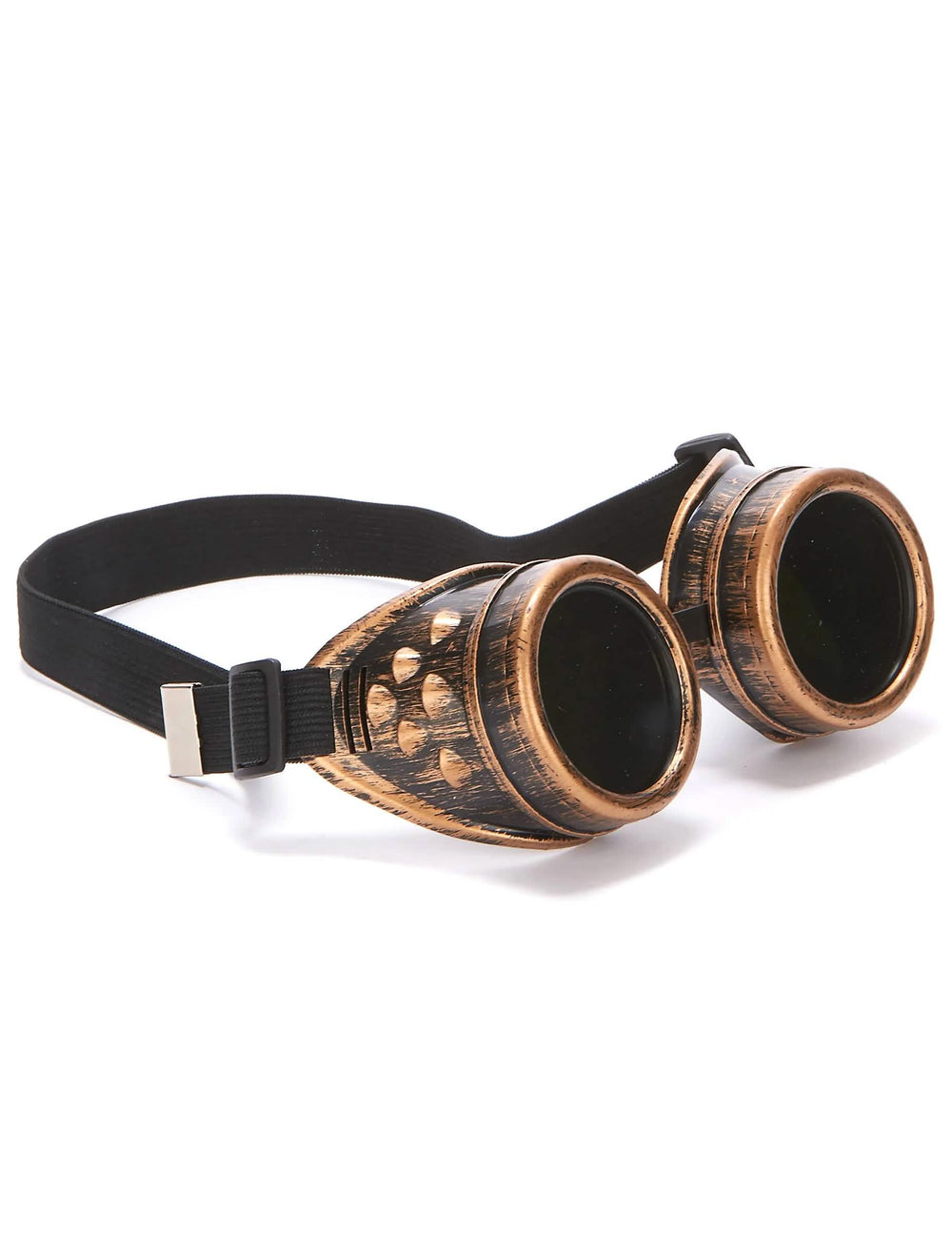 Stranski pogled na steampunk letalska očala za odrasli, bakrena