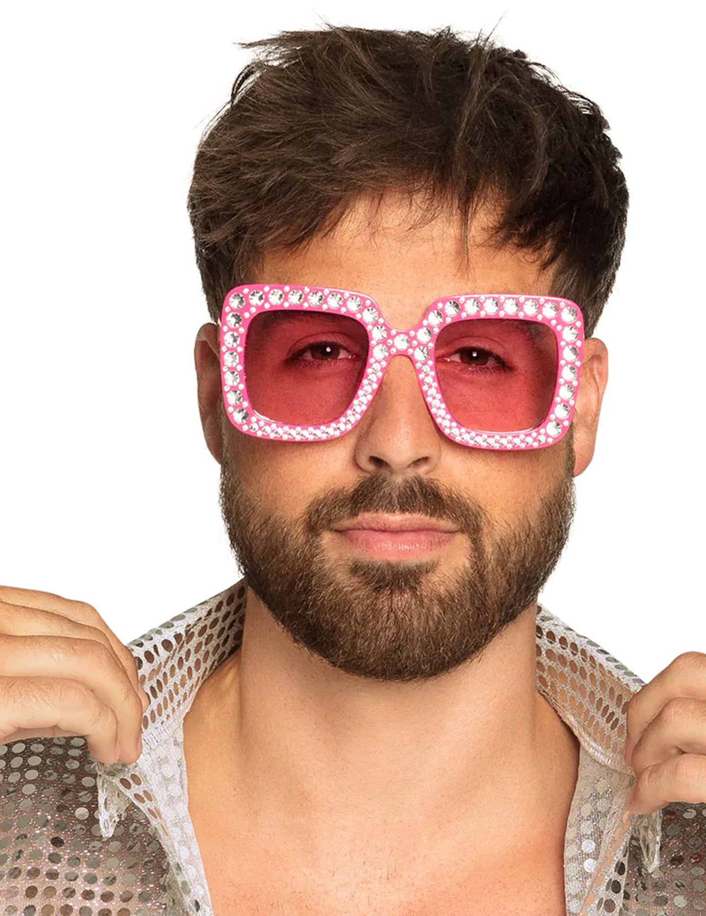 Mise en situation des lunettes bling bling