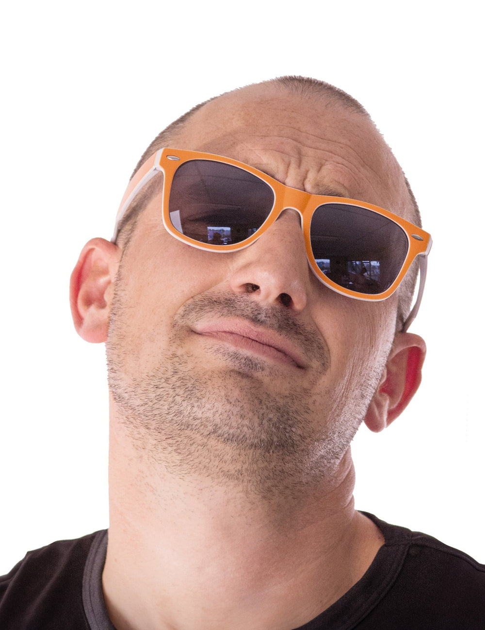 Lunettes blues pour adulte orange