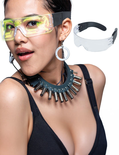 Futuristična očala z LED diodami 