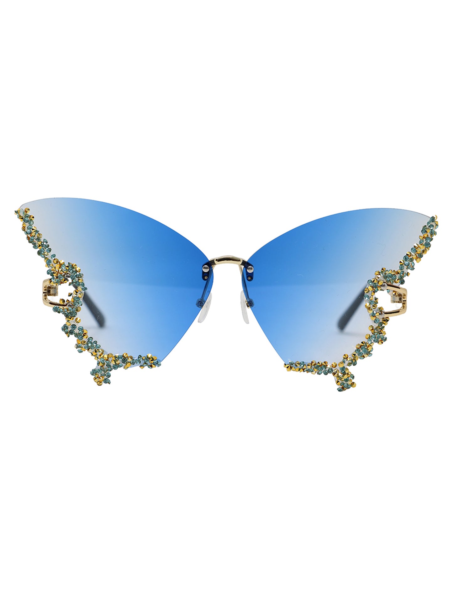 Očala metuljček s kristalčki za odrasle 