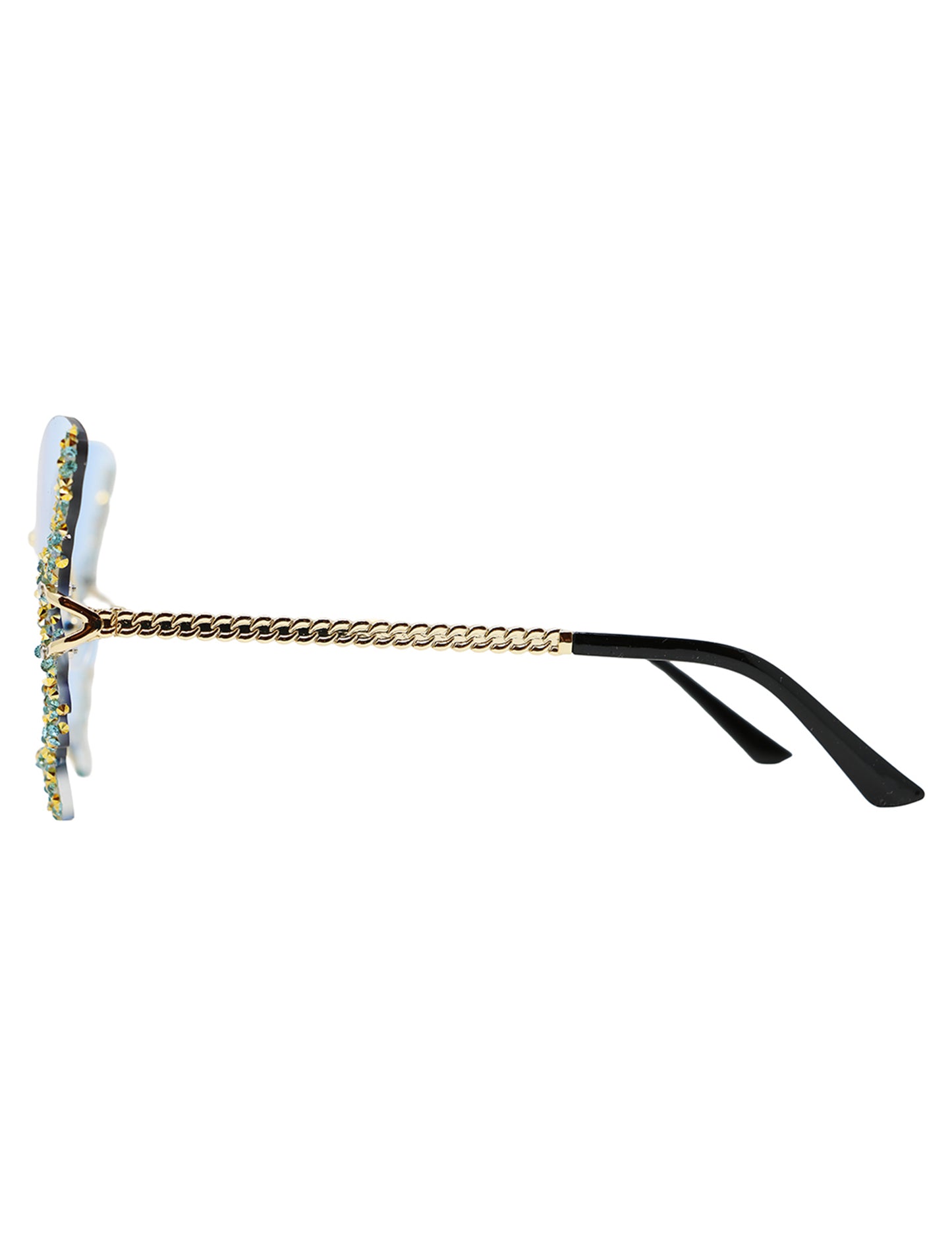 Očala metuljček s kristalčki za odrasle 