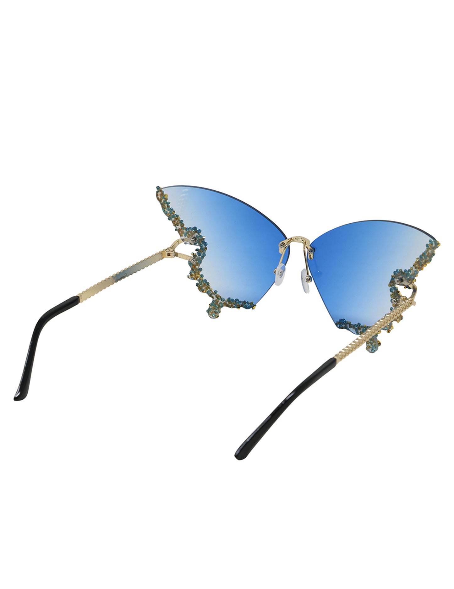 Očala metuljček s kristalčki za odrasle 