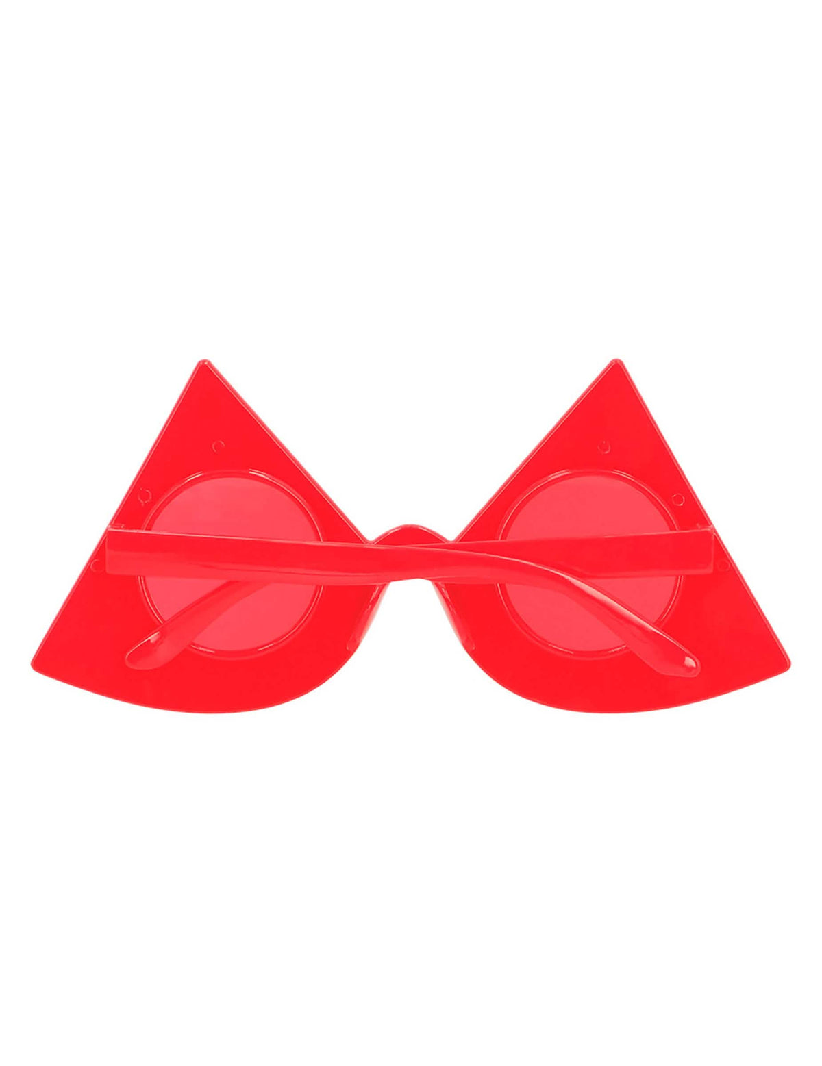Vue de dos des lunettes pastèque pour adulte