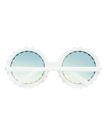 Okrogla očala z večbarvnimi bleščicami 