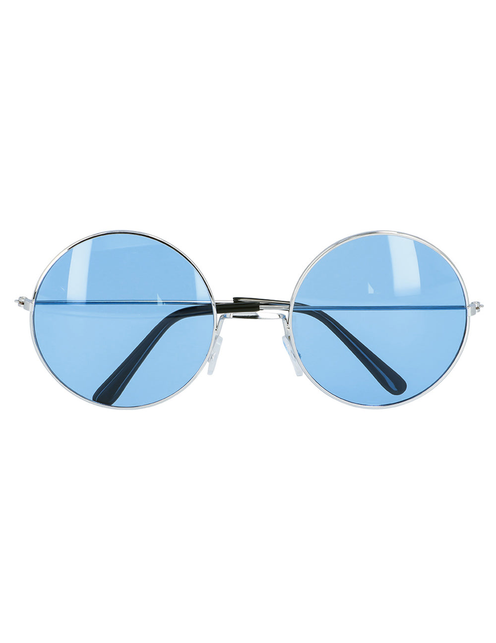 Vue de face des lunettes rondes géantes hippies