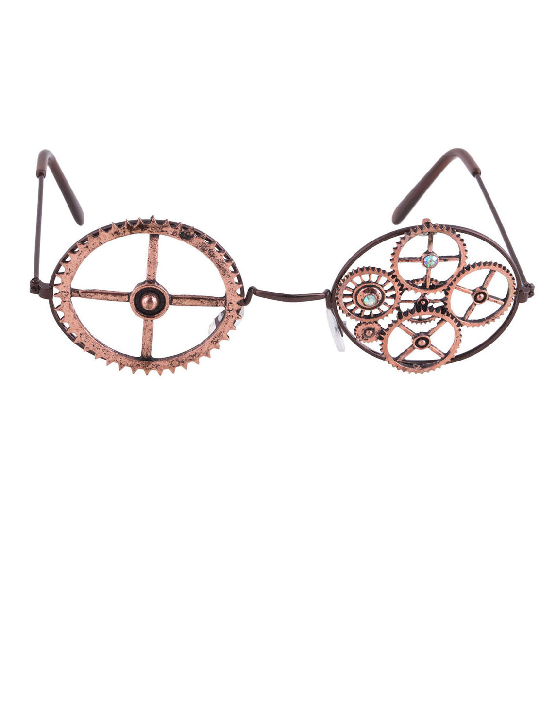 Okrogla steampunk bronasta očala