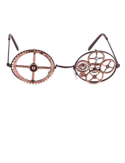 Okrogla steampunk bronasta očala