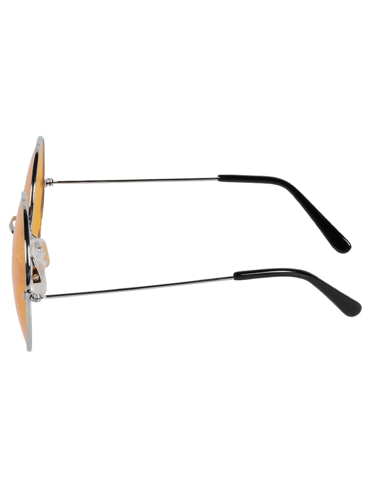 Ogromna okrogla oranžna hipijevska očala