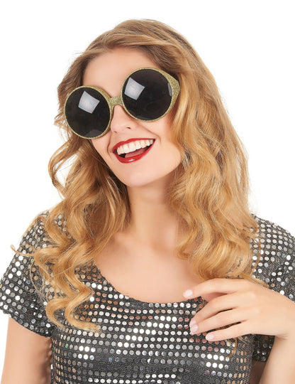 Očala za odrasle zlato paillet