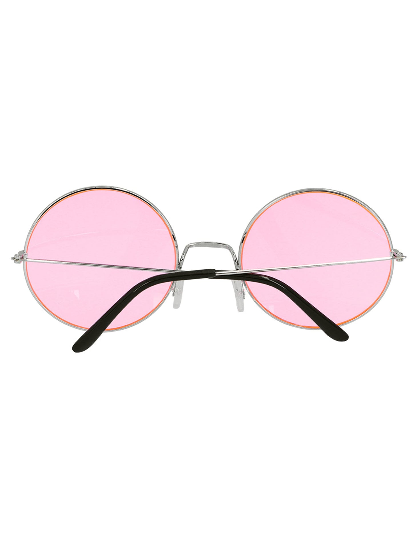 Vue de dos des lunettes rondes hippies géantes