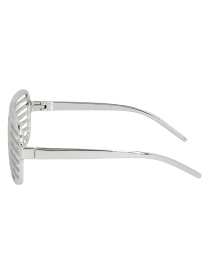 Vue de profil des lunettes striées pour adulte