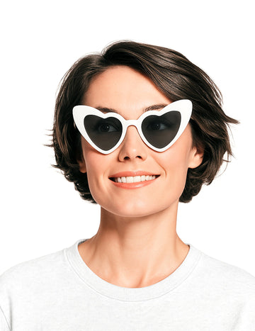 Vintage očala iz belega srca