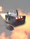 Machine à fumée 700W pour fête noire avec LED ambre