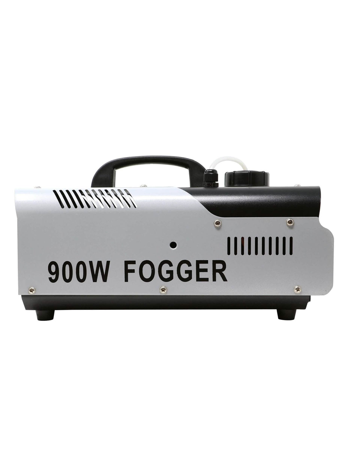 Vue de profil de la machine à fumée 900W avec télécommande