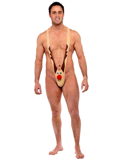 Mankini Renne šaljiv božič za odrasle