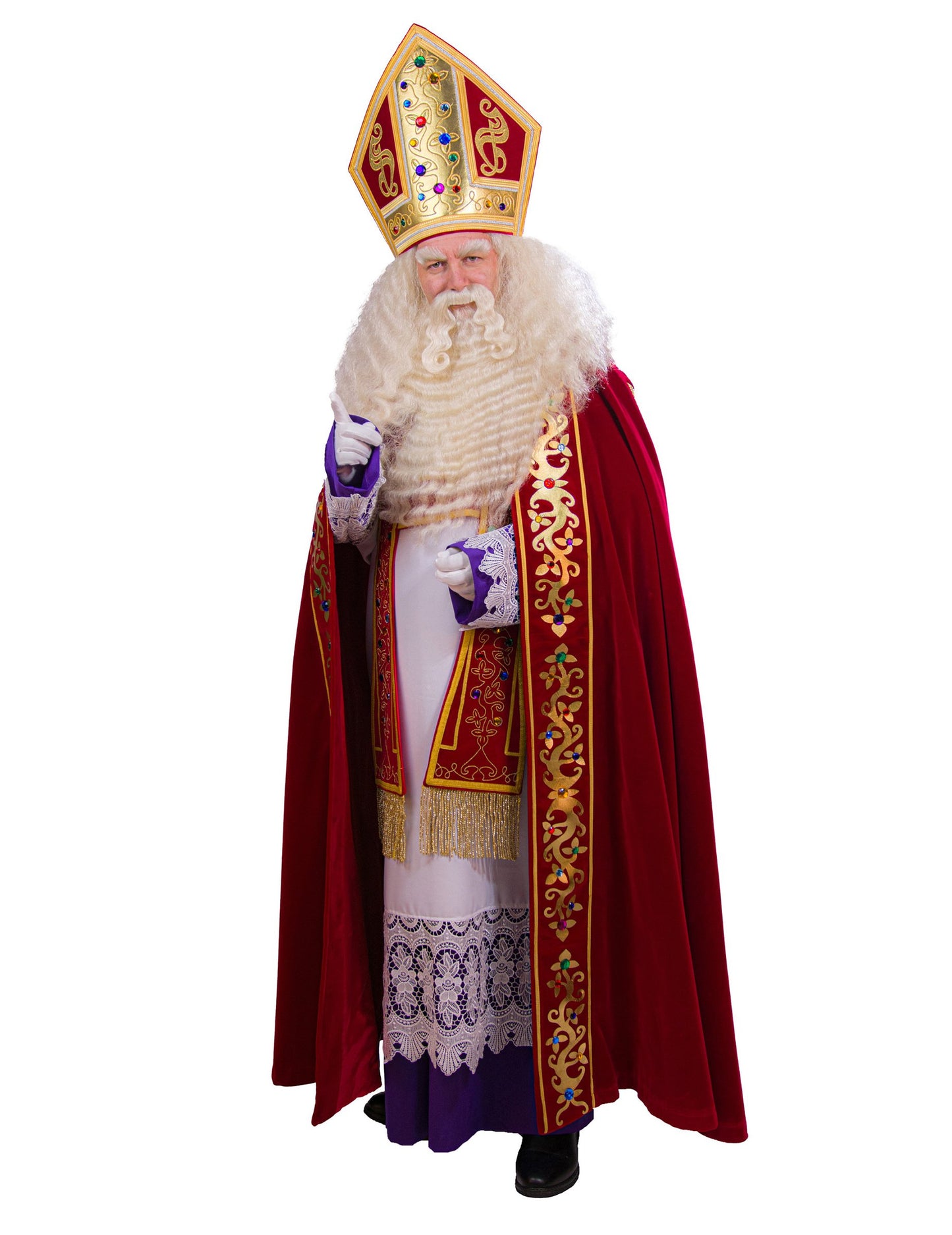 Plašč Saint Nicholas, model Antwerpen, luksuzna velikost za odrasle