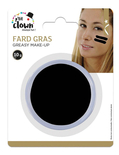 Vue du packaging du maquillage fard gras pour adulte noir