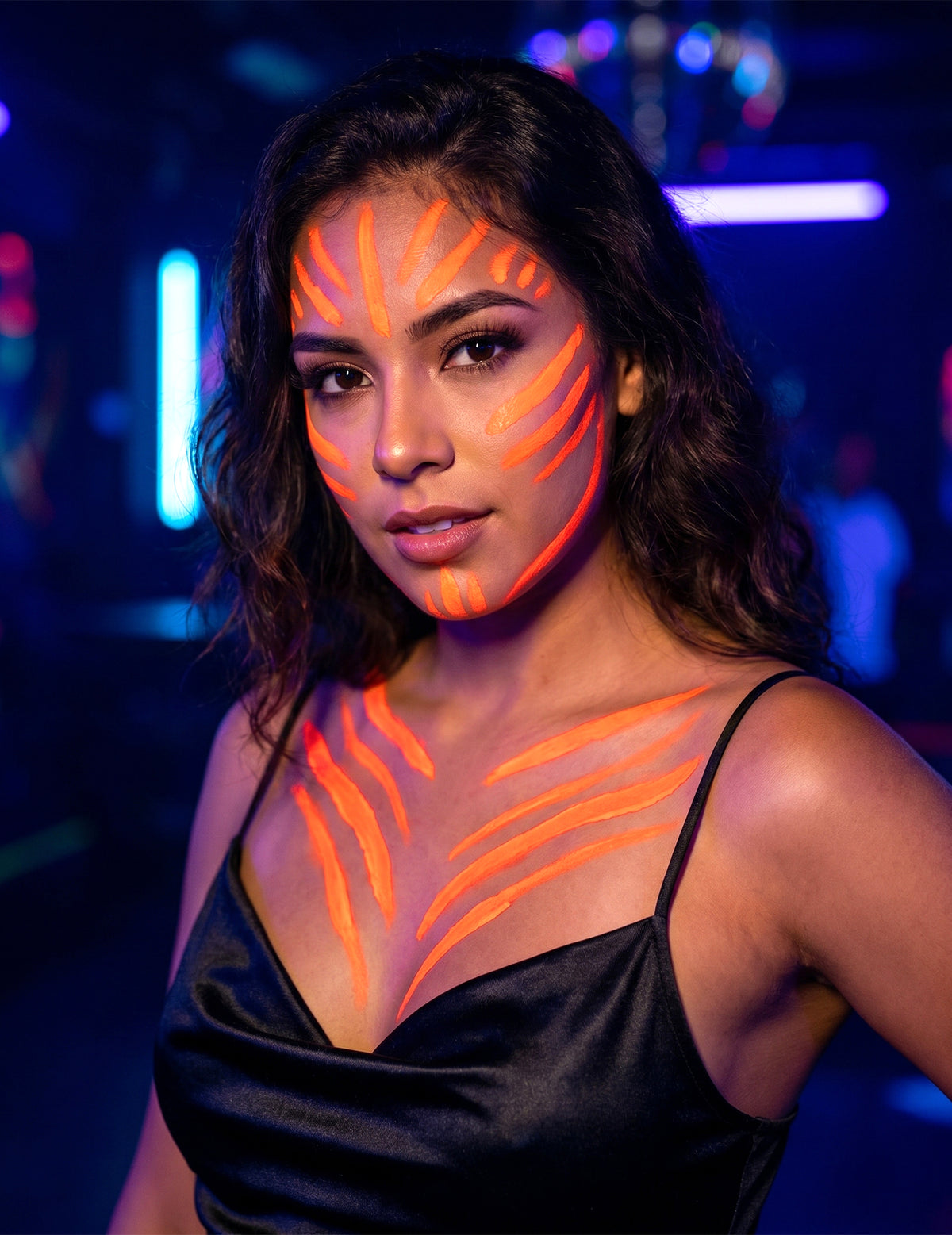 Fluo oranžna neonska ličila 7,8 g