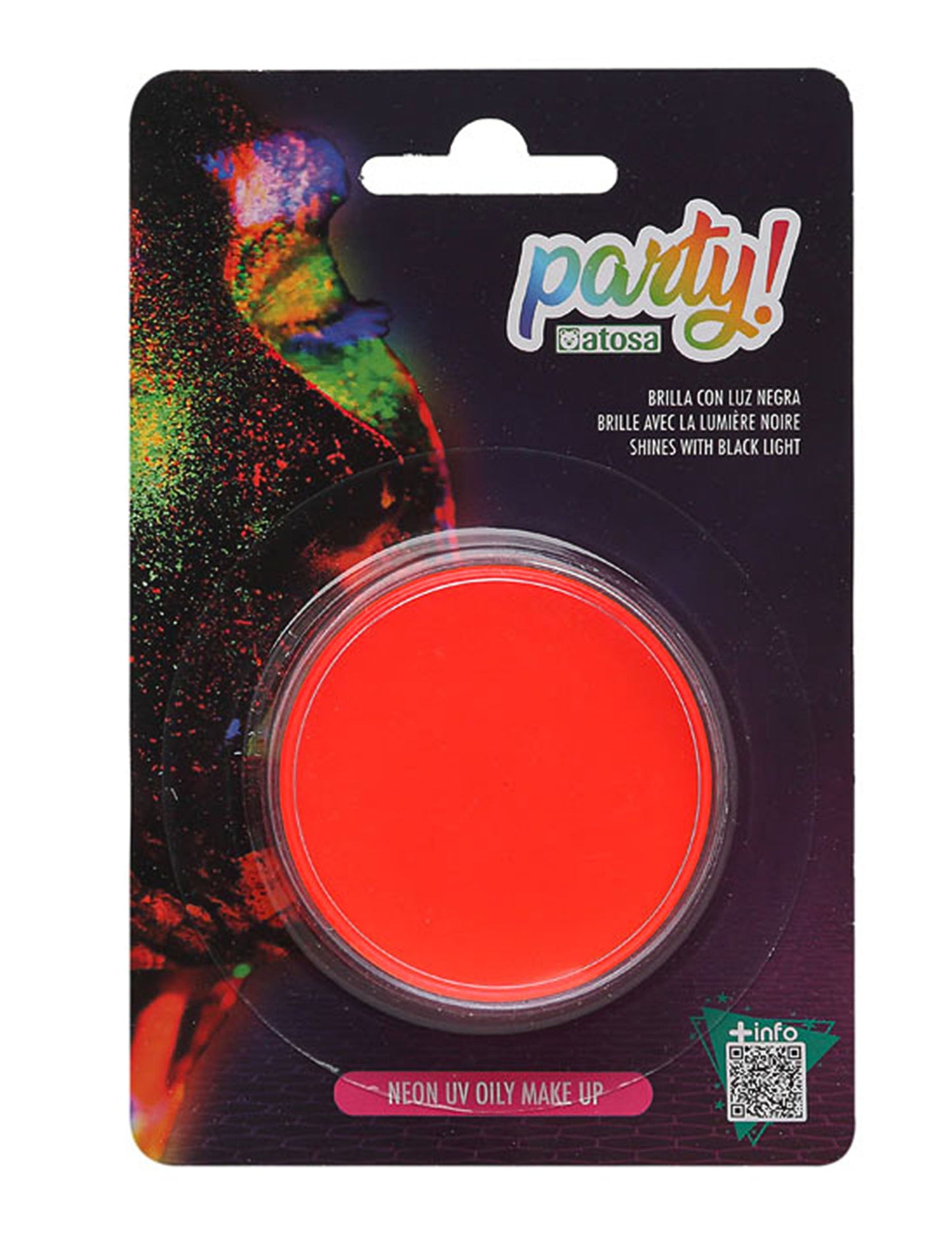 Fluo oranžna neonska ličila 7,8 g