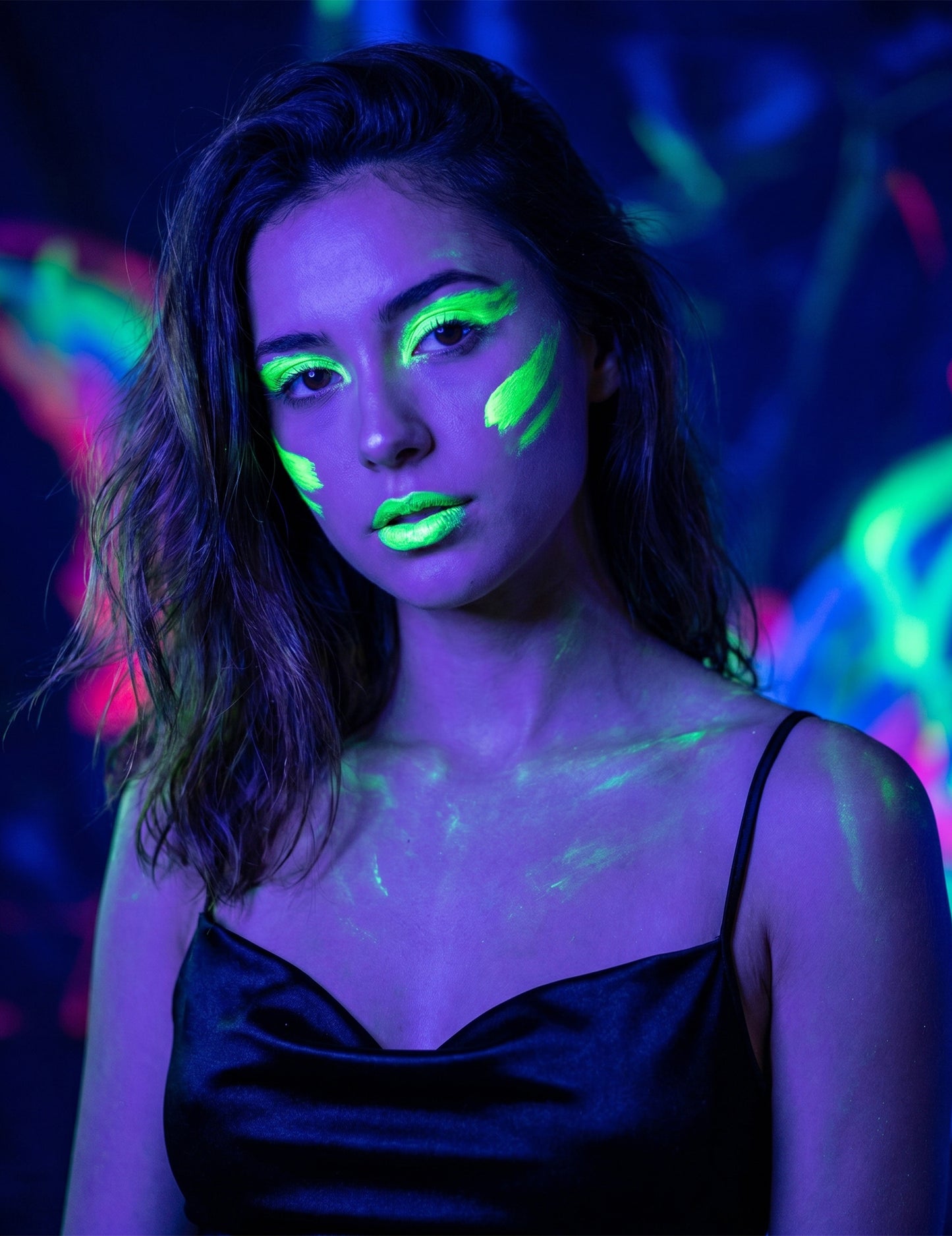Fluo zelena neonska ličila 7,8 g
