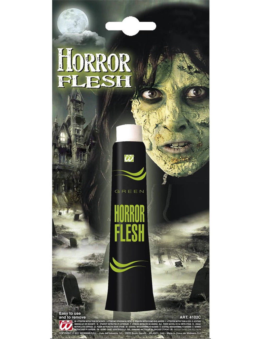 Embalaža in tube šminke za kožo halloween