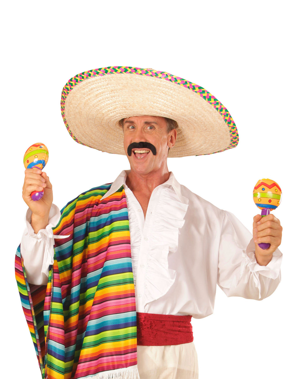 Mise en situation du maracas gonflable mexicain