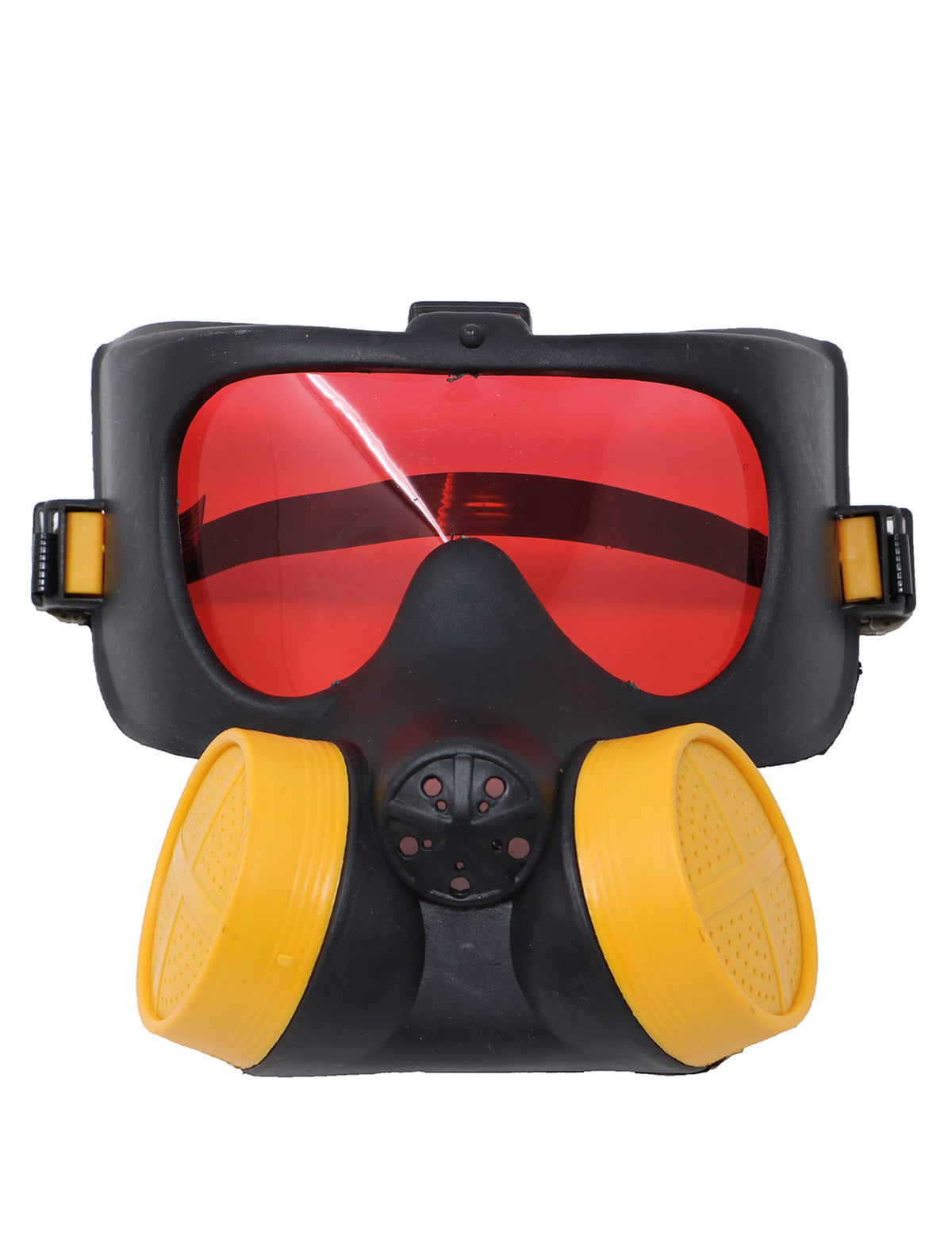Vue de face du masque à gaz pour adulte