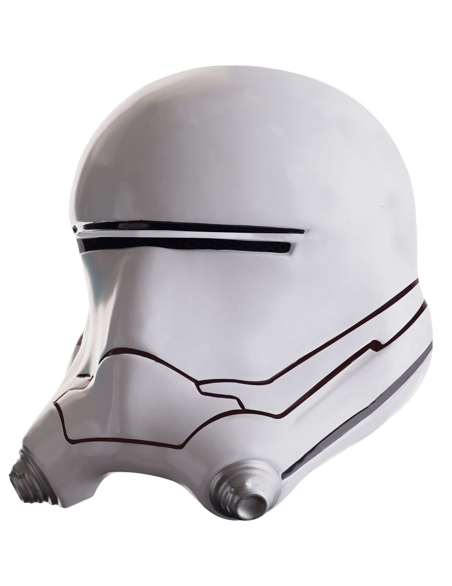 Masque luxe casque 2 pièces Flametrooper Star Wars VII pour adulte blanc