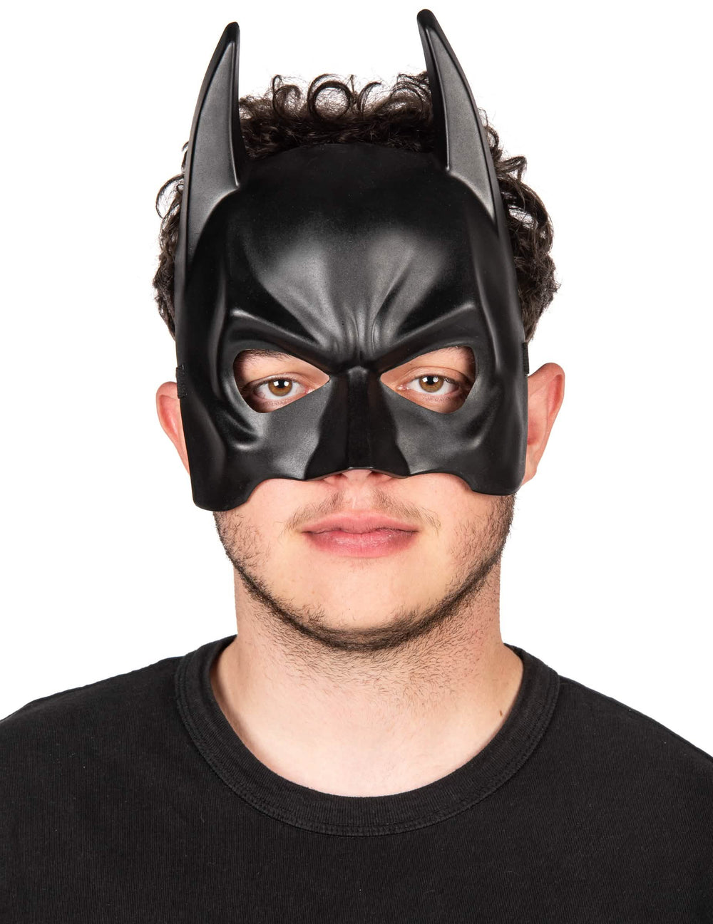 Batman mask The Dark Knight Rises™ za odrasli črna iz plastike
