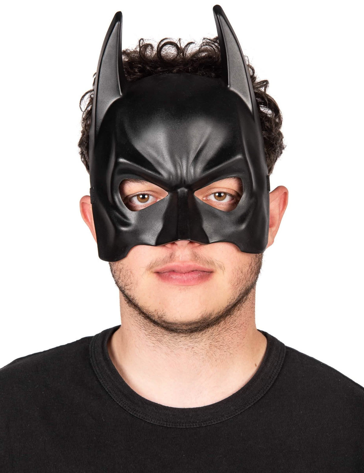 Batman mask The Dark Knight Rises™ za odrasli črna iz plastike