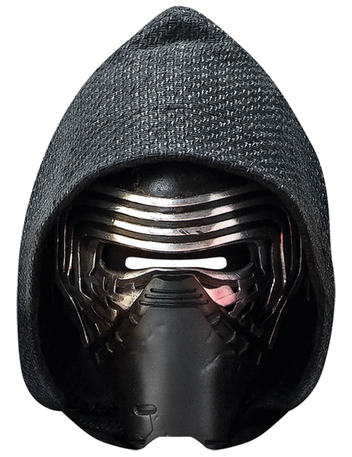 kartonska maska Kylo Ren Star Wars VII za odrasli črna s kapuco