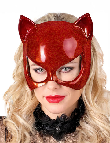 Maska za odrasle rdeče mačke