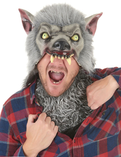 Lateks maska ​​loup garou odrasla